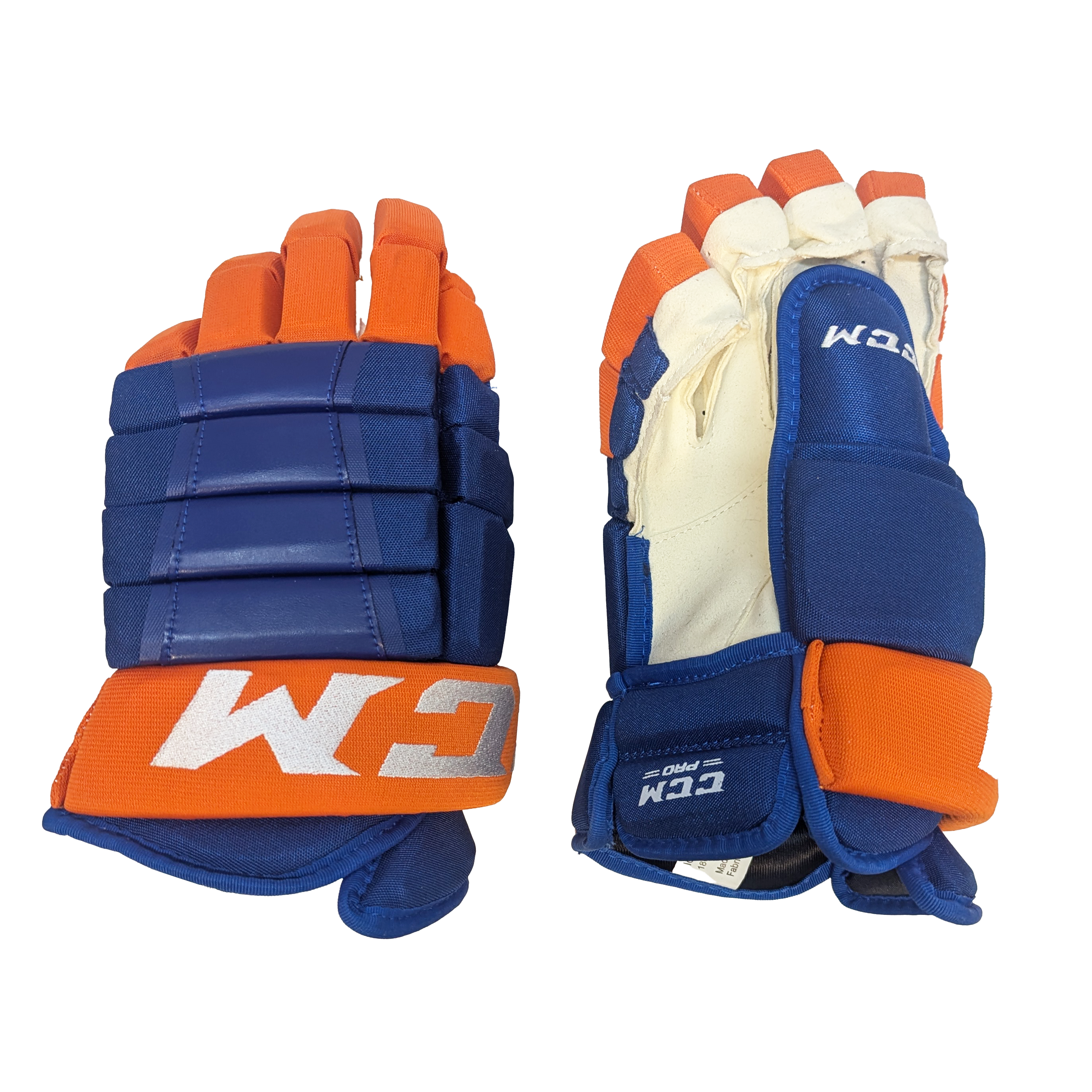 CCM HG97XP - Gant NHL Pro Stock - Islanders de New York (bleu/orange)